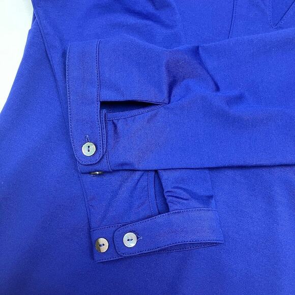 Ellie Kai Holly Stretch 3/4 Sleeved Priscilla Dress Royal Blue Size 2 NWT - Picture 8 of 11